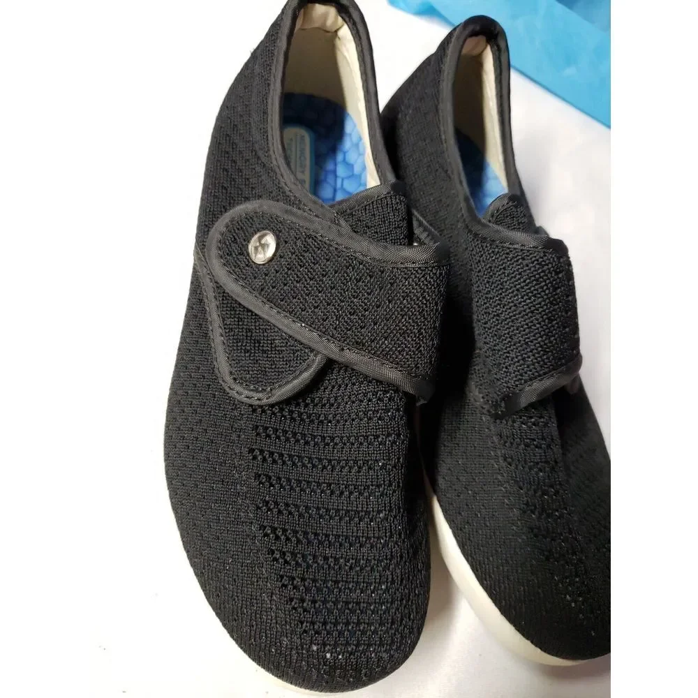Orthoshoes Women's Mesh Breathable Walking Sneakers Lightweight‎ black 6